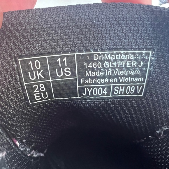 Dr. Martens 1460 Glitter J Pink Boots Size 11 Toddler/Little Kids - Picture 8 of 8